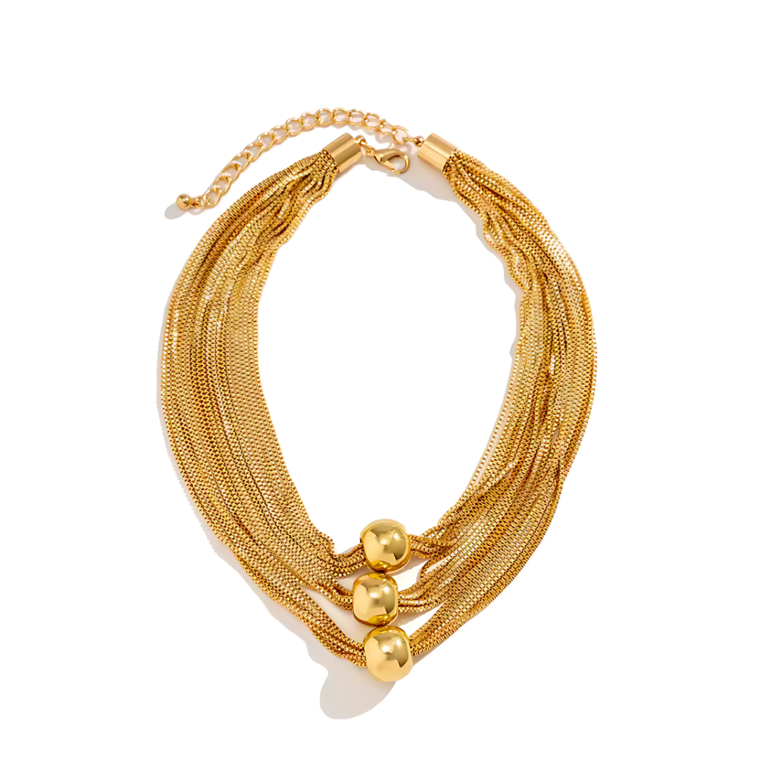 Accesorio Collar Trilogía Dorada
