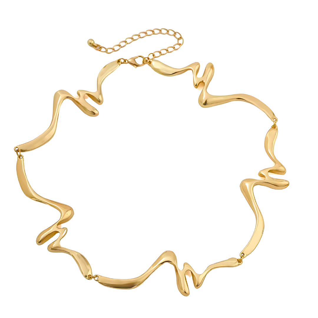 Accesorio Collar Labirinto Dourado